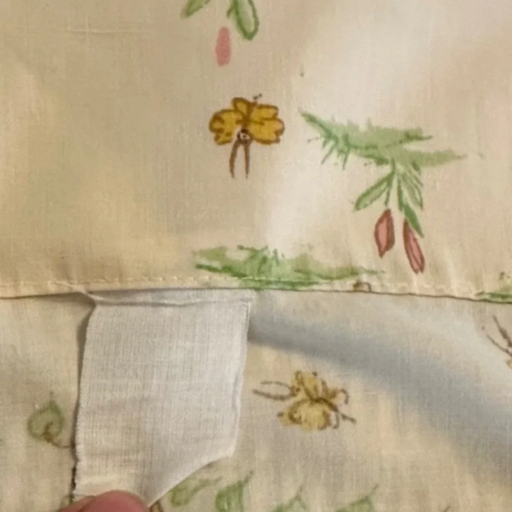 Vintage Betsey Clark‎ Flat Sheet 64x94 Children Cottagecore Quilt Craft Fabric
